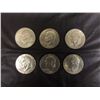 Image 1 : 6 1970 USA SILVER DOLLARS