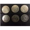 Image 2 : 6 1970 USA SILVER DOLLARS