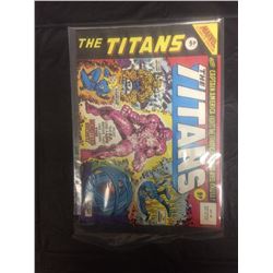 VINTAGE 1975 BRITISH COMIC THE TITANS MARVEL COMIC BOOK