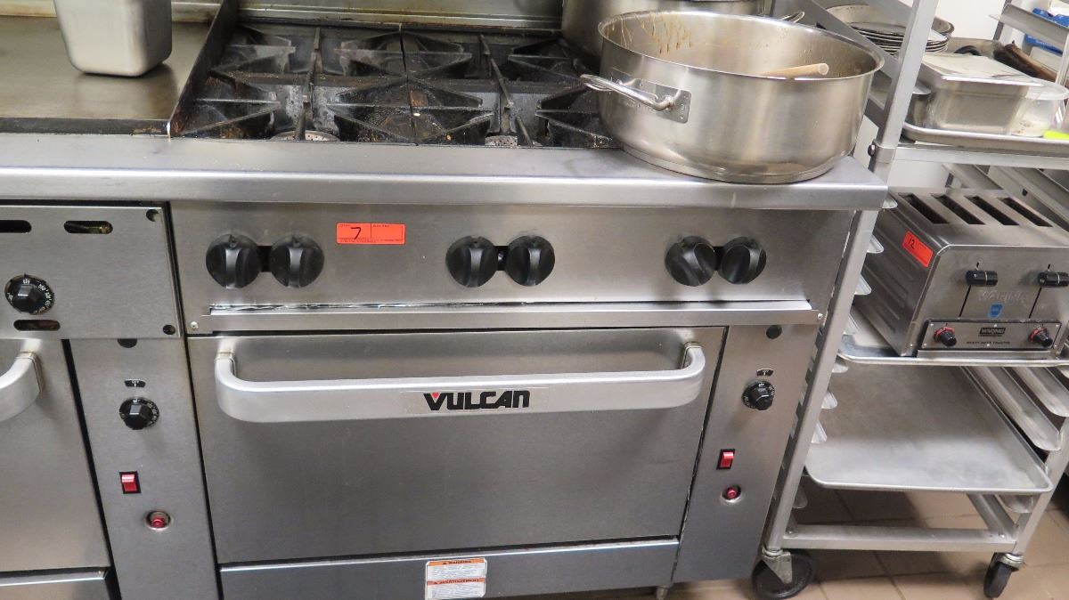 Vulcan 6-Burner Gas Range 72