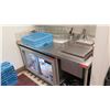 Image 1 : Prep Table w/Reach-In Ice Bin