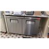 Image 1 : True 2-Door Undercounter Refrigerator (model TUC-48) - Height is 32.75" w/3" Casters