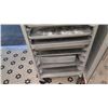 Image 2 : Eagle Aluminum Mobile Sheet Pan Rack (model OUR-1820-3-1X) - full height, open sides. For 18"X26" pa