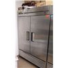 Image 1 : True Reach-In 2-Section Freezer (model T-49F) - Stainless Steel/Aluminum