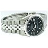 Image 6 : Rolex Stainless Steel Black Index DateJust DateJust Men's Watch