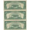 Image 2 : 1963 $5 VG/XF Red Seal Note Lot of 3