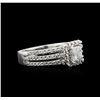 Image 1 : 14KT White Gold 1.13 ctw Diamond Ring