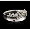 14KT White Gold 0.38 ctw Diamond Ring