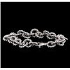 Image 2 : 14KT White Gold Chain Link Bracelet