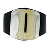 Leather Strap Bracelet - Rhodium Plated