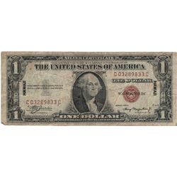 1935 $1 Hawaii Federal Reserve Note Currency