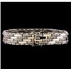 Image 2 : 3.52 ctw Diamond Bracelet - 14KT White Gold