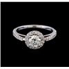 Image 2 : 1.10 ctw Diamond Ring - 14KT White Gold