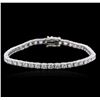 14KT White Gold 6.25 ctw Diamond Tennis Bracelet
