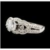 Image 2 : 1.34 ctw Diamond Ring - 18KT White Gold