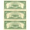 Image 2 : 1963 $5 VG/XF Red Seal Note Lot of 3