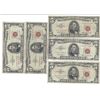 Image 1 : 1963 $5 Red Seal Bill Lot of 10