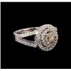 Image 1 : 1.35 ctw Diamond Ring - 14KT White Gold