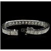 Image 3 : 25.45 ctw Diamond Tennis Bracelet - 14KT White Gold