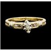 Image 2 : 0.15 ctw Diamond Ring - 10KT Yellow Gold