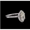 Image 1 : 1.15 ctw Diamond Ring - 14KT White Gold