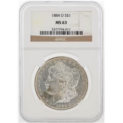 1884-O NGC MS63 Morgan Silver Dollar