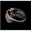 Image 3 : 14KT White Gold 0.80 ctw Diamond Ring