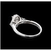 Image 3 : 0.72 ctw Diamond Ring - 18KT White Gold