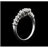 Image 3 : 0.50 ctw Diamond Ring - 14KT White Gold