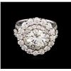 Image 1 : GIA Cert 5.50 ctw Diamond Ring - 14KT White Gold