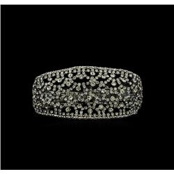 Swarovski Crystal Cocktail Bracelet - Silver Plated