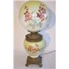 Image 1 : Floral decorated Gone with the Wind table lamp