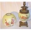 Image 3 : Floral decorated Gone with the Wind table lamp