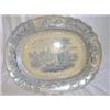 Image 1 : Blue transfer ware meat platter