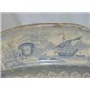 Image 3 : Blue transfer ware meat platter