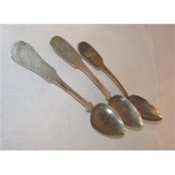 3 coin silver table spoons