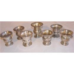 7 Sterling silver toothpick holders