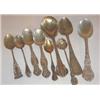 Image 1 : 9 Sterling silver spoons