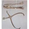 Image 1 : 2 Sterling silver sugar tongs