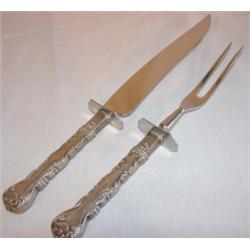 Sterling handled carving set