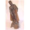 Image 1 : Metal statue of African tribal chieftain