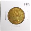 Image 2 : 1881 $ 10 Gold Liberty