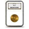 Image 1 : 1910 MS 62 NGC $ 10 Gold Indian