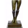 Image 2 : 18" Bronze Sculpture on Marble base Statue