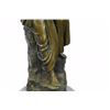 Image 2 : Lovely Woman Resting Bronze Sculpture on Marble base