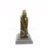 Image 8 : Abstract Woman bronze sculpture on marble base