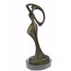 Image 8 : Abstract Dancer Bronze Sculpture on marble base Figure