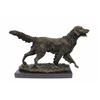 Image 1 : Golden Retriever Bronze Sculpture on Marble base