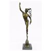 Image 1 : Mercury Figure Ancient Roman Bronze sculpture on marble base