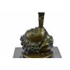 Image 2 : Mercury Figure Ancient Roman Bronze sculpture on marble base